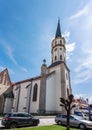 Basilica of St. James on Master PaulÃ¢â¬â¢s Square in Old town of Levoca - UNESCO SLOVAKIA Royalty Free Stock Photo